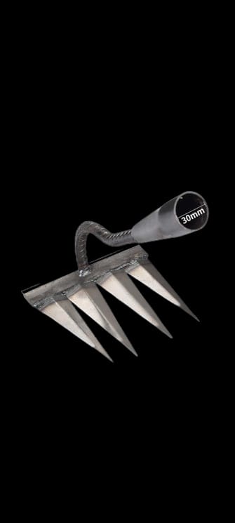 Gardening Hoe Vegetable Plowing Planting Farm for Weeding Garden 4 Tooth | Yard, Garden & Outdoor Living | Gardening Supplies | Garden Tools & Equipment | Rakes