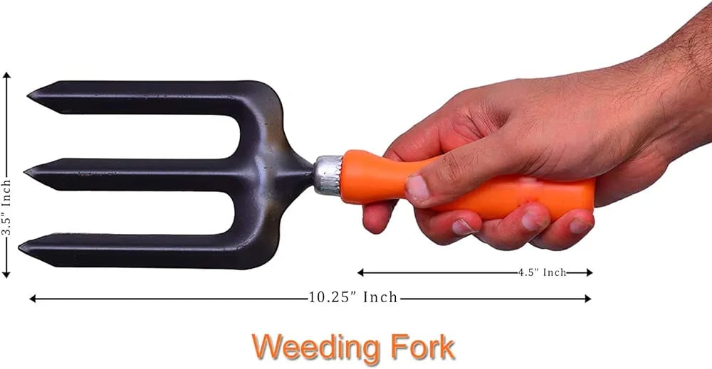 Go Hooked 5 Pcs Gardening Tools Kit for All Your Gardening Needs (Orange & Black) (5 Pcs Set).