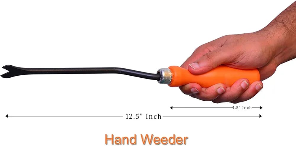 Go Hooked 5 Pcs Gardening Tools Kit for All Your Gardening Needs (Orange & Black) (5 Pcs Set).